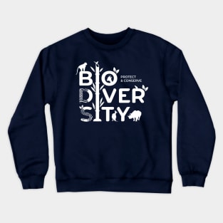 Protect and Conserve BIODIVERSITY Crewneck Sweatshirt